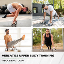 Load image into Gallery viewer, Push Up Stand, Pushup Handles for Strength Training, Heavy-duty Stainless Steel Push Up Bars Gym Exercise Equipment, Hold Up to 500lbs, 1 Pair
