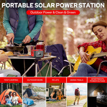 Load image into Gallery viewer, Portable Power Station 120W Outdoor Power Bank Generator with USB C Outlet
