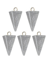 Load image into Gallery viewer, BLUEWING 3lb Box Pyramid Sinkers Lead Fishing Weights for Saltwater, 3oz, 16 Pack
