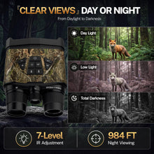 Load image into Gallery viewer, MOSSY OAK 4K Night Vision Goggles for Adults, 40MP Photos, 12X Digital Zoom
