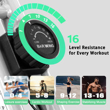 Load image into Gallery viewer, BARWING Stationary Exercise Bike for Home Workout, 5 IN 1 Foldable Indoor Cycling Bike -X2-White
