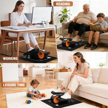 Load image into Gallery viewer, Under Desk Elliptical Machine, Electric Elliptical Leg Exerciser for Senior, Quiet and Compact Electric Seated Pedal Exerciser for Home with Monitor, Remote Control and 12 Adjustable Speeds
