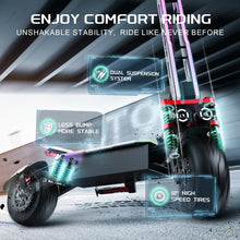 Load image into Gallery viewer, Electric Scooter, 7000W Dual Motor, Up to 55 MPH Max Speed and 60V 38Ah Battery,12&quot; High-Speed Tires Commuting E Scooter
