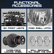 Load image into Gallery viewer, 1:14 Scale All Terrain RC Cars for Adults &amp; Boys (HS14323), Max Fast 40+ KPH, 4WD Off-Road RC Truck for Snow &amp; Sand &amp; Mud
