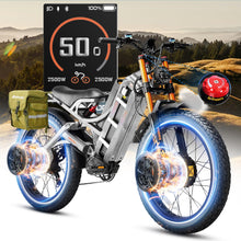 Load image into Gallery viewer, Electric Bike-Fat Tire Fast Electric Mountain Bike Full Suspension Off-Road E-Bike
