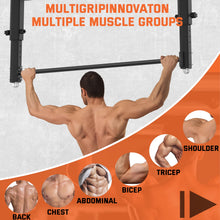 Load image into Gallery viewer, HWOOUSA 48" Ceiling Mount Pull Up Bar - Black
