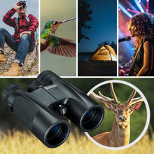 Load image into Gallery viewer, Bushnell PowerView 10x42 Compact Roof Prism Binoculars, Black
