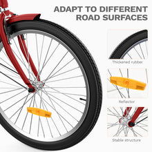 Load image into Gallery viewer, 24 26 Inch Adult Tricycle, Single Speed 7-Speed 3-Wheel Bike for Adults, Trike for Women Men with Detachable Front and Rear Baskets
