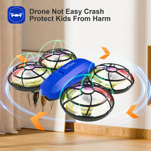 Load image into Gallery viewer, Drones for Kids with Camera, Rc Drone Indoor Small Helicopter, Birthday Gifts for Boys and Girls Beginners Friendly, Mini Quadcopter Toy
