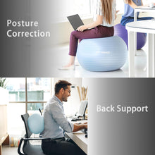 Load image into Gallery viewer, FITMIND Yoga Ball set-65cm&amp;25cm（Blue）
