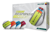 Load image into Gallery viewer, TaylorMade Golf Tour Response Stripe Ball Multi Pack Dozen
