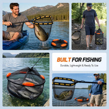 Load image into Gallery viewer, PLUSINNO Fishing Net with Floating Fish Basket, Kayak Fishing AccessoriesOR
