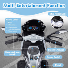 Load image into Gallery viewer, 12V Electric Motorcycle for Kids Ride on Toys Motorbike Battery Powered Off-Road Dirt Bikes, Silver
