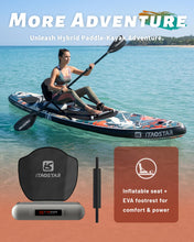 Load image into Gallery viewer, iTAOSTAR Novelty N01BP 11'6" x 35" Inflatable Stand Up Paddle Board with Seat- Stable SUP Board for Family - Portable Paddleboard for Yoga, Surfing, Fishing - Includes Full Accessories Kit
