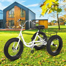 Load image into Gallery viewer, 20 Inch Fat Tire Adult Tricycles 3 Wheel Bikes 7 Speed Adult Trikes Three-Wheeled Cruiser for Seniors, Women, Men
