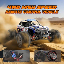 Load image into Gallery viewer, 1/16 Scale Hobby RC Car, 36 KPH High-Speed 4WD RC Truck, 2.4 GHz Remote Control Car, All-Terrain Electric Vehicle, 4X4
