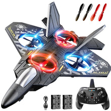Load image into Gallery viewer, NIPLOOOW Foam Remote Control Airplanes Rc Planes for Kids 4-8, Remote Control Planes Fighter Jet
