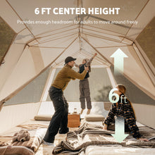 Load image into Gallery viewer, Naturehike Village Lite Camping Tent, 60S Easy Setup Instant Tents for Camping, Double Layer 4/8 Person Tent with with Full Rainfly
