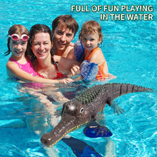 Load image into Gallery viewer, Remote Control Crocodile Toys, RC Shark Pool Toys for Kids Ages 4-8, 2.4GHz Remote Control Alligator Water Toys
