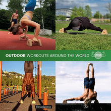 Load image into Gallery viewer, WOODPOWER® - PowerBars, Wooden Parallettes Push Up Bars, Joint-Friendly Beech Wood Calisthenics Equipment for Home, Durable Handstand Trainer Push Up Handles for Floors (Brown)
