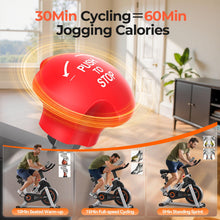 Load image into Gallery viewer, YOSUDA Exercise Bike, Brake Pad Stationary Bike for Home -Magnetic-Grey
