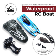 Load image into Gallery viewer, Remote Control Alligator Head - Remote Control Boat Prank Toy for Kids, Adults, Pranksters - 2.4G Waterproof RC Boats
