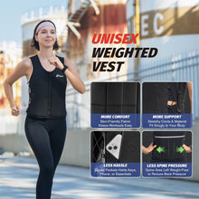 Load image into Gallery viewer, ZELUS Weighted Vest Woman, Adjustable Weighted Vest 1-10lb/ 1-15lb with Removable Z-Fit Soft Iron Weights, for Weight Loss Running Walking Rucking Strength Training, Reflective &amp; Pocket Design
