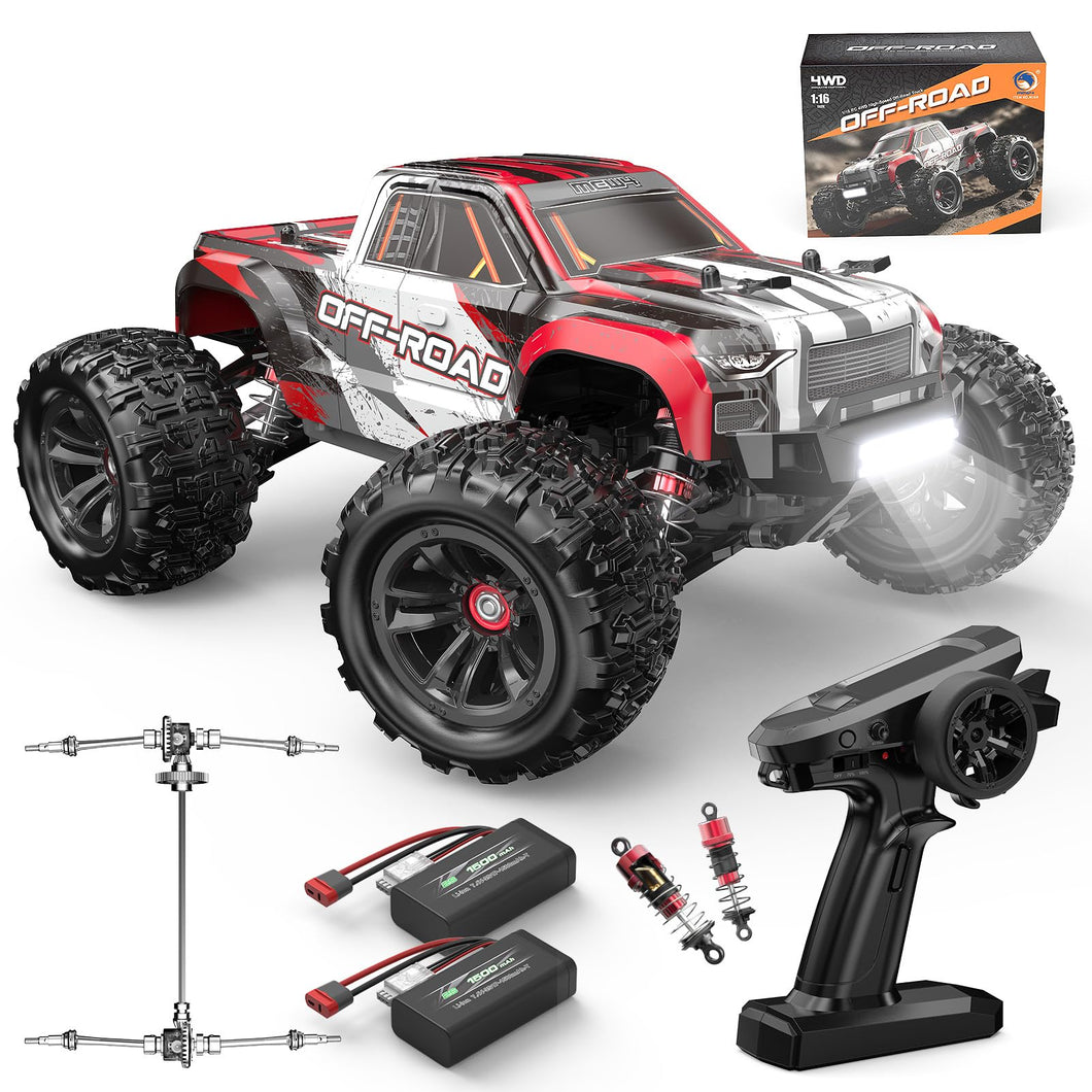 1/16 4X4 RC Offroad Truck - RTR Durable Beginner RC Car, High Speed 38 Km/h, Remote Control Monster Truck
