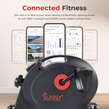 Load image into Gallery viewer, Sunny Health &amp; Fitness Under Desk Smart Mini Pedal Exerciser - Black
