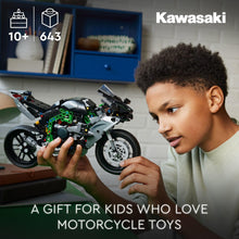 Load image into Gallery viewer, Technic Kawasaki Ninja H2R Motorcycle Toy - Building Toys for Kids, Boys &amp; Girls, Ages 10+ - Kickstand for Display
