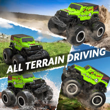 Load image into Gallery viewer, Amphibious Remote Control Car 2.4GHz 1:20 All Terrain Off-Road RC Car Remote Control Boat Gifts for Kids Boys Green
