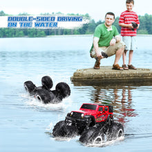 Load image into Gallery viewer, RC Trucks 4x4 Offroad Waterproof - 2.4 GHz Amphibious Remote Control Car Toys for Boys 4-7, Remote Control Monster Truck
