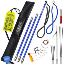 Load image into Gallery viewer, Reef Sling Spears Hawaiian Sling Pole Spear 6ft Blue Fishing Spear Set
