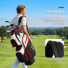 Load image into Gallery viewer, uniHimal Golf Cart Bag, 15 Way Organizer Divider Top with Handles
