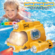 Load image into Gallery viewer, Remote Control Boat, 2.4GHZ Mini RC Boat with Spray Water Pump and Led Lights Lakes &amp; Swimming Pool Toys (Yellow)
