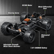 Load image into Gallery viewer, Rc Cars 1:18 All Terrain RC Car for Adults &amp; Boys (18305), 4WD Off-Road RC Truck High Speed Fast 40+ KPH, 4X4 Waterproof
