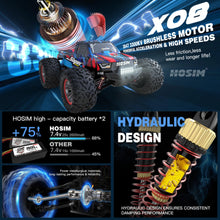 Load image into Gallery viewer, 1:10 68+ KMH Brushless RC Cars for Adults, High Speed Remote Control Car Boys, 4X4 All Terrains Waterproof Off Road
