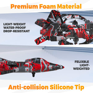 RC Fighter Airplane丨Mini Drone Remote Control Jet Plane Stunt Drone for Adults & Kids Toy with Light, Red