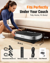 Load image into Gallery viewer, Vibration Plate Exercise Machine for Weight Loss and Lymphatic Drainage - 330lbs Capacity Vibrating Platform for Home Gym Workout, Full Body Shaker Pilates Equipment with Loop Bands for Women and Men
