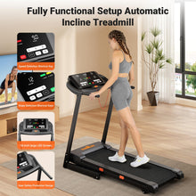 Load image into Gallery viewer, THERUN Incline Treadmill, 0-12% Auto Incline - Orange Black
