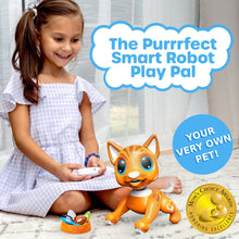 Load image into Gallery viewer, Power Your Fun Robo Pets Cat Toy for Girls and Boys - Remote Control Robot Toy Interactive Hand Motion Gestures, Smart STEM
