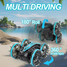 Load image into Gallery viewer, Amphibious Remote Control Car, Pool Toys for Boys 6,7,8,9,10,11,12 Years Old - Best Birthday Gift for Kids, 4WD RC Stunt Car
