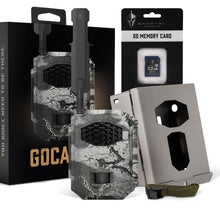 Load image into Gallery viewer, Spartan Camera GoCam2 Cellular Trail Camera Bundle – Security Box &amp; 32GB Full-Size SD Card Included,FHD Photo Capture,1080P Video,No-Glow IR Night Vision,Water Resistant (Spartan Areus, AT&amp;T)
