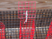 Load image into Gallery viewer, OceanBuilt Pinfish Trap – 24" x 11" x 11" Medium Bait Fish Trap – 1" Mesh Wire Trap with Dual Throats and Full-Length Baitwell – Saltwater Live Bait Trap for Pinfish
