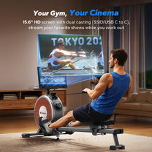 Load image into Gallery viewer, MERACH Rowing Machine Manual-Adjust (HD Screen)
