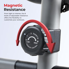 Load image into Gallery viewer, Sunny Health &amp; Fitness Essential Magnetic Resistance 2-in-1 Cross Trainer Elliptical Bike
