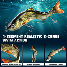 Load image into Gallery viewer, ROCRETA Fishing Lures Kit with Tackle Box, Trout, Bass Fishing Kit
