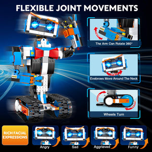 STEM Building Robot Toys for Kids 8-12, Educational Science Build Block Kits, Educational Remote Control Toy