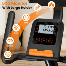 Load image into Gallery viewer, Recumbent Exercise Bike for Home Use, Quiet Recumbent Stationary Bikes -Silver
