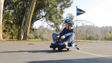 Load image into Gallery viewer, Razor Crazy Cart Shift Electric Go Kart for Kids Ages 6+ - 12V Drifting System, High/Low Speed Switch, Black/Blue
